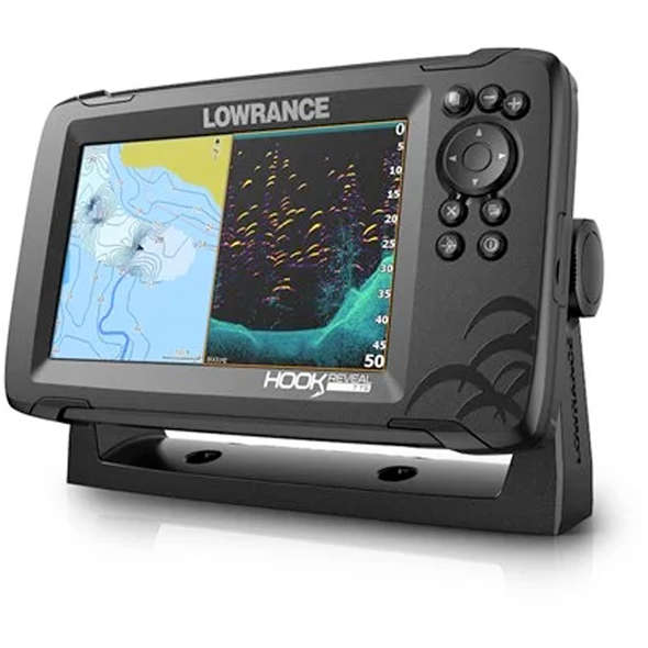 GPS/ECO Lowrance Hook Reveal 7" con Trasduttore 50/200 Hdi