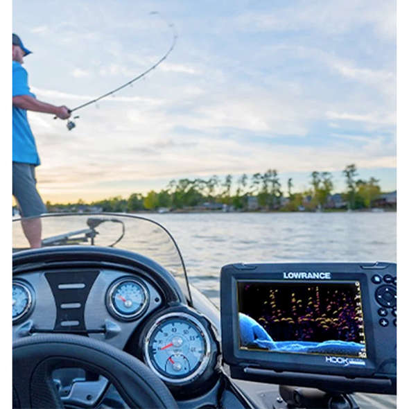 GPS/ECO Lowrance Hook Reveal 9" con Trasduttore 50/200 Hdi