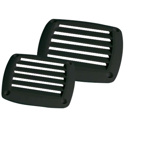 Griglia ABS nera - 85 x 85 mm