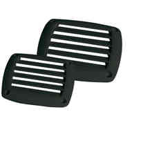 Griglia ABS nera - 85 x 85 mm