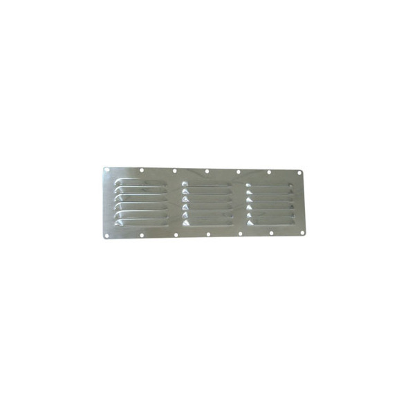 Griglia rettangolare inox con rete antizanzare mm 128 x 232