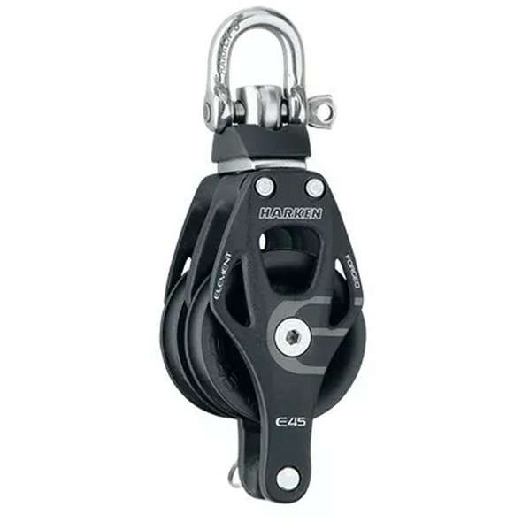 Harken bozzello doppio con arricavo D. 45 mm. - Serie Element