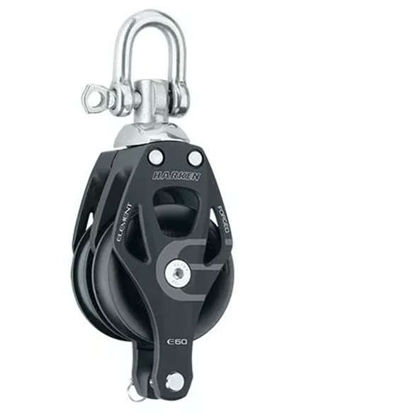 Harken bozzello doppio con arricavo D. 60 mm. - Serie Element