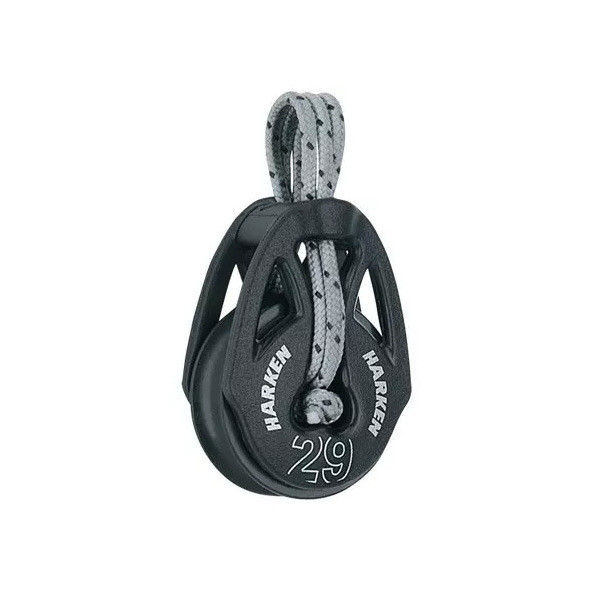 Harken bozzello Singolo con fissaggio tessile D. 29 mm. - Serie T2