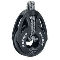 Harken bozzello Singolo con fissaggio tessile D. 57 mm. - Serie T2