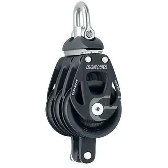 Harken bozzello triplo con arricavo D. 45 mm. - Serie Element