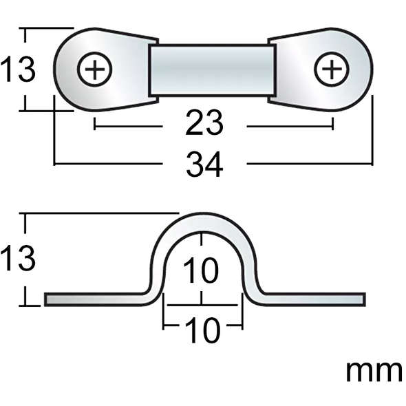 Harken ponticello 23 mm in composito - 6 pezzi