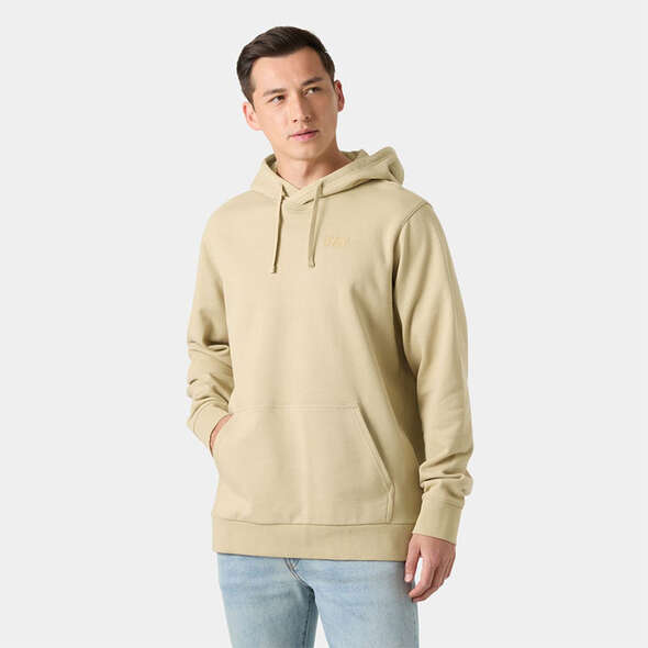 Helly Hansen Felpa Core Graphic con Cappuccio - Khaki