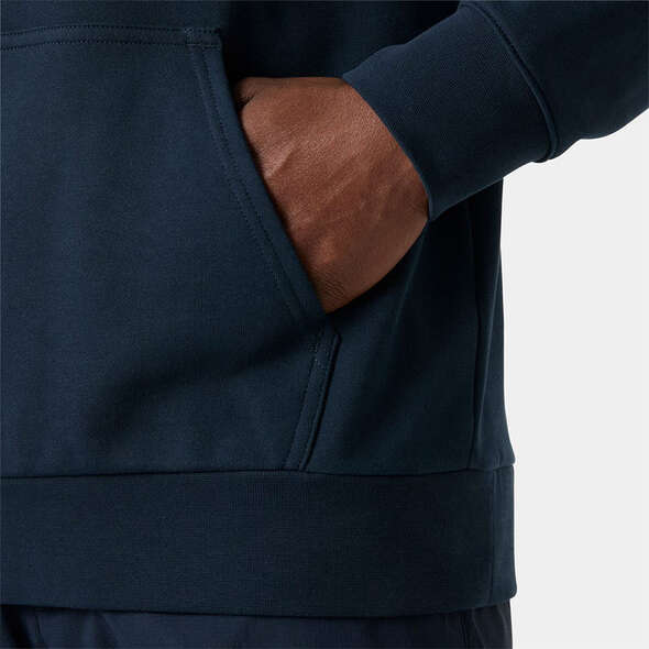 Helly Hansen Felpa Core Graphic con Cappuccio - Navy