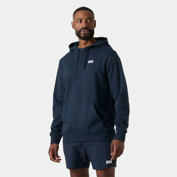 Helly Hansen Felpa Core Graphic con Cappuccio - Navy