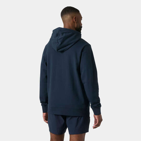 Helly Hansen Felpa Core Graphic con Cappuccio - Navy