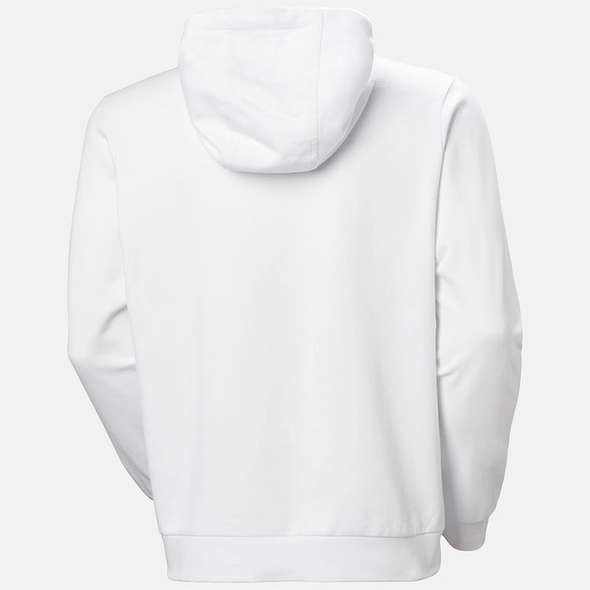 Helly Hansen Felpa Logo con Cappuccio - Bianco