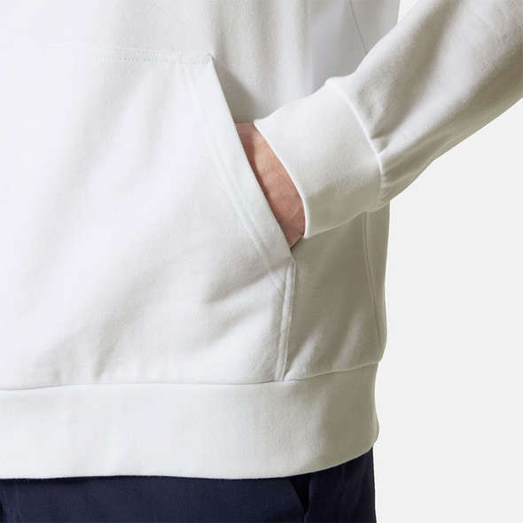 Helly Hansen Felpa Logo con Cappuccio - Bianco