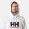 Helly Hansen Felpa Logo con Cappuccio - Bianco