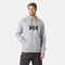 Helly Hansen Felpa Logo con Cappuccio - Grigio