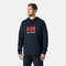 Helly Hansen Felpa Logo con Cappuccio - Navy