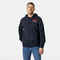 Helly Hansen Felpa Logo con Zip e Cappuccio - Navy