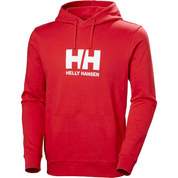 Helly Hansen Felpa Logo Hoodie 3.0 - Rosso