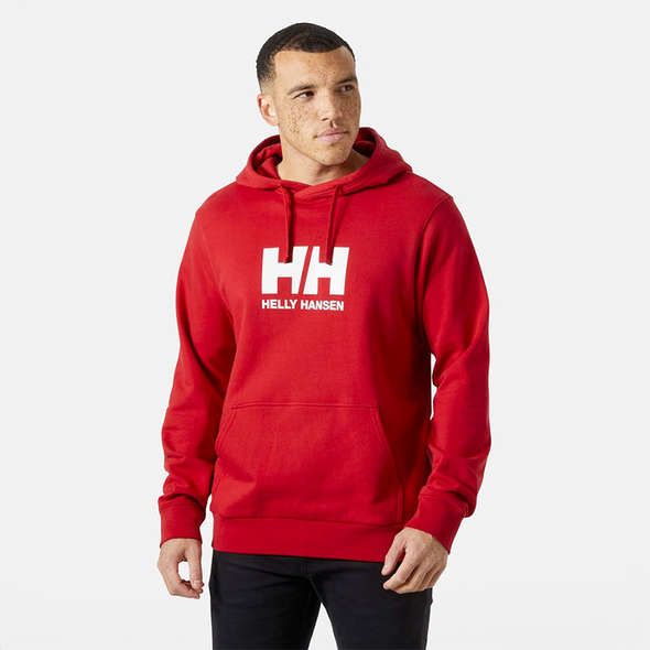 Helly Hansen Felpa Logo Hoodie 3.0 - Rosso