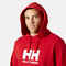 Helly Hansen Felpa Logo Hoodie 3.0 - Rosso