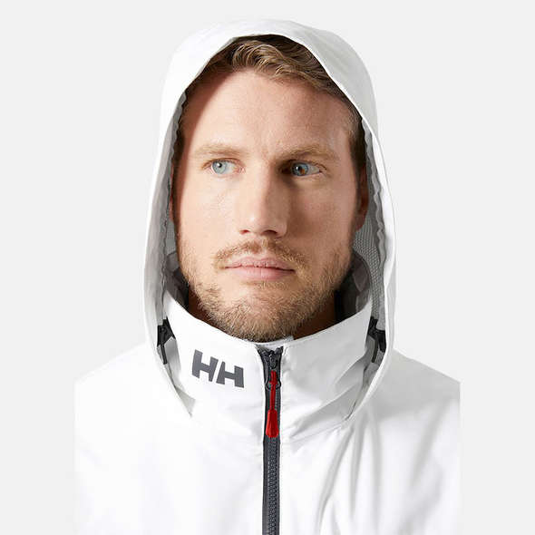 Helly Hansen Giacca con Cappuccio Crew Midlayer 2.0 - Bianco