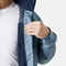 Helly Hansen Giacca con Cappuccio Crew Midlayer 2.0 - Washed Navy