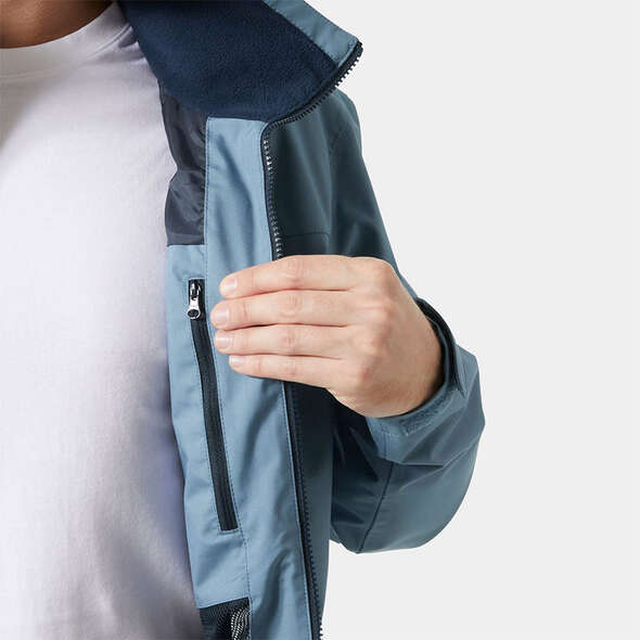 Helly Hansen Giacca Crew Hooded 2.0 - Washed Navy