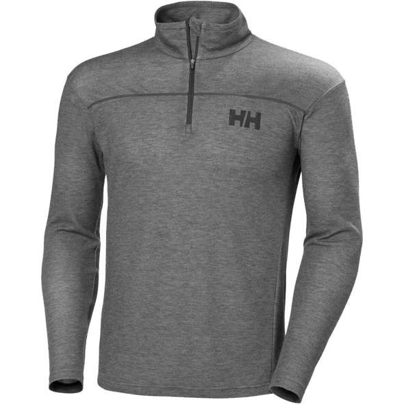 Helly Hansen Pullover HP Quick Dry Mezza Zip - Ebony Melange