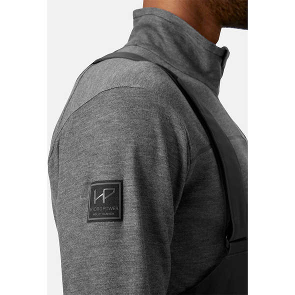 Helly Hansen Pullover HP Quick Dry Mezza Zip - Ebony Melange