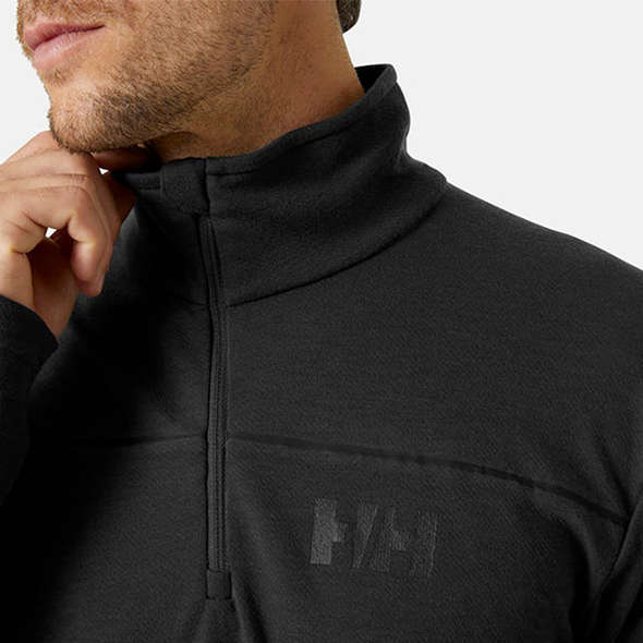 Helly Hansen Pullover HP Quick Dry Mezza Zip - Ebony