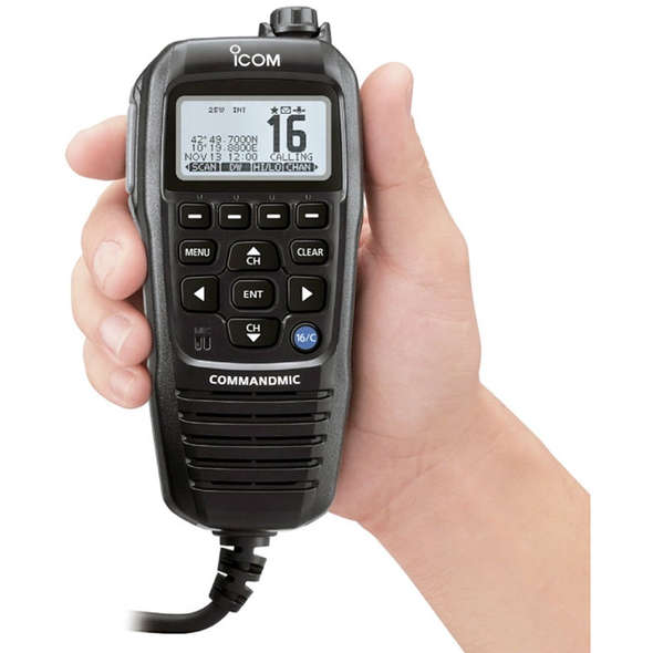 Icom Commandmic HM-229B con distress per VHF IC-M510/605
