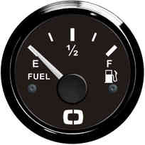 Indicatore Carburante 10-180 ohm 12/24V.