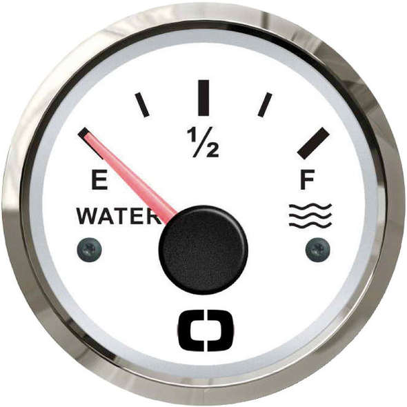 Indicatore livello acqua 240/33 ohm - Bianco/Lunetta Lucida