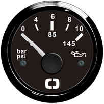 Indicatore pressione olio 0/10 bar