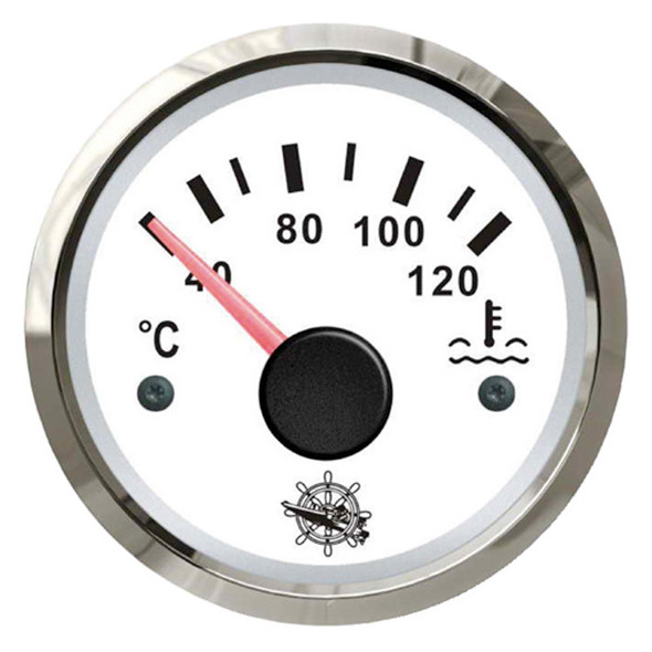Indicatore temperatura acqua 40/120° - Bianco/Lunetta Lucida
