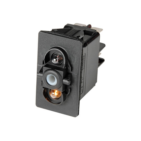 Interruttore “Carling Switch Contura II” Led rosso 12V on-off