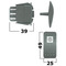 Interruttore “Carling Switch Contura II” Luce bianca 12V on-off