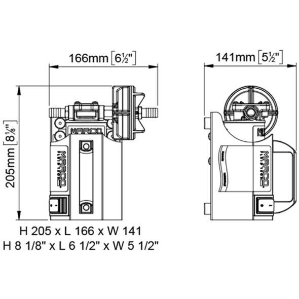 Kit Pompa travaso olio portatile Marco UP3/CK 15 l/min 24V