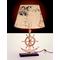 Lampada Ancora + Timone ottone. Paralume pergamena