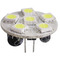 Lampadina 6 LED SMD attacco posteriore