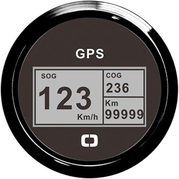 Log con bussola e totalizzatore GPS - Nero/Lunetta Nera