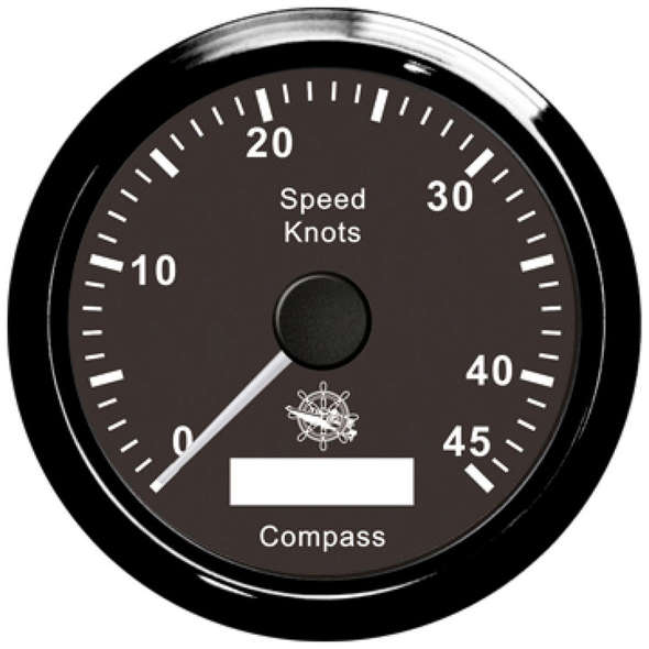 Log con bussola GPS - Nero/Lunetta Nera