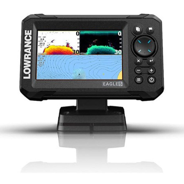 Lowrance GPS/ECO Eagle 5" con Trasduttore 50/200 HDI