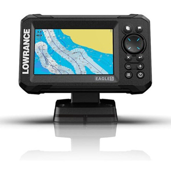 Lowrance GPS/ECO Eagle 5" con Trasduttore 50/200 HDI