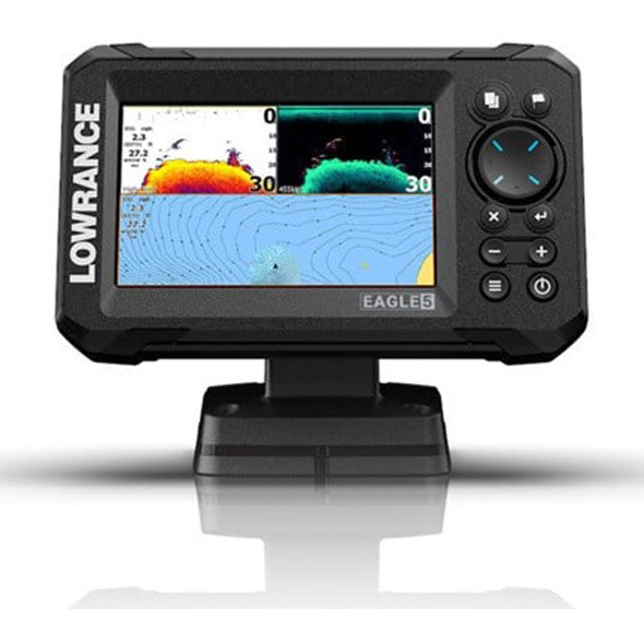 Lowrance GPS/ECO Eagle 5" con Trasduttore 83/200 HDI