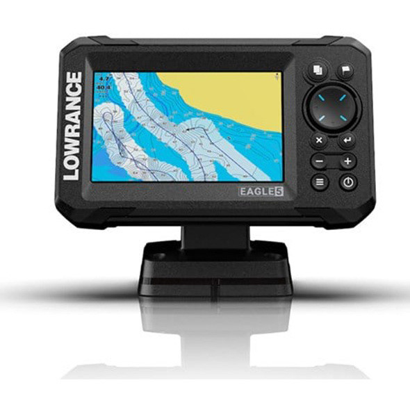 Lowrance GPS/ECO Eagle 5" con Trasduttore Splitshot HD