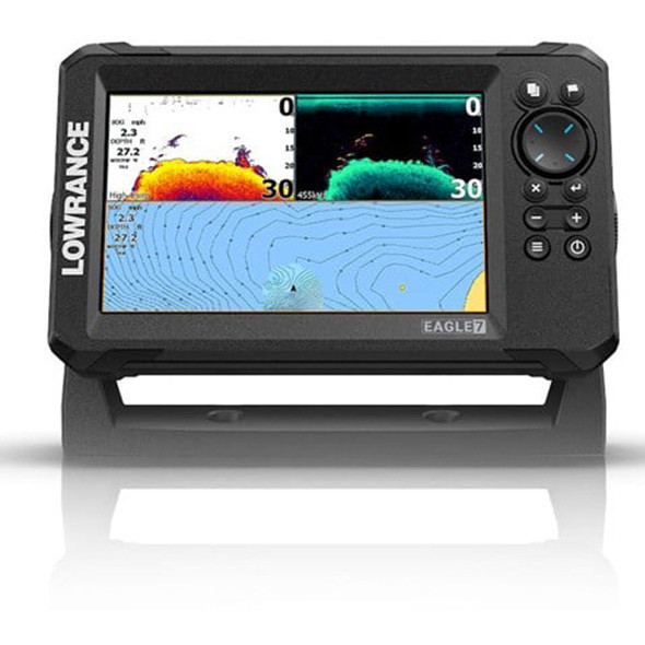 Lowrance GPS/ECO Eagle 7" con Trasduttore Splitshot HD