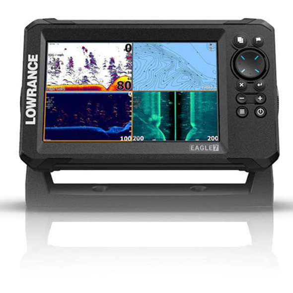 Lowrance GPS/ECO Eagle 7" con Trasduttore Tripleshot HD