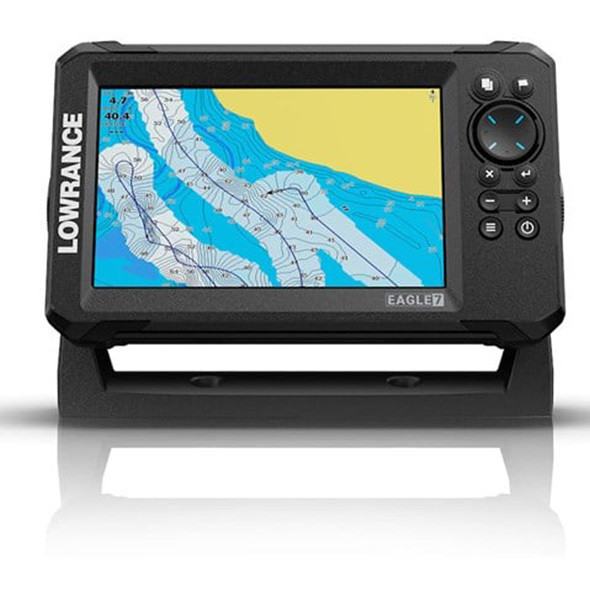 Lowrance GPS/ECO Eagle 7" con Trasduttore Tripleshot HD