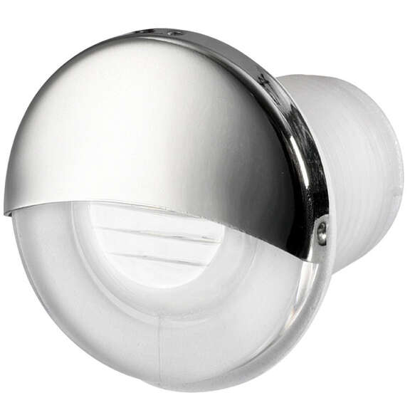 Luce di cortesia LED da incasso tonda - Bianca